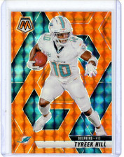 Panini Mosaic Tyreek Hill Blue Mosaic Prizm Football Card, listing 2