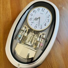 Rhythm Small World Liberty Musical Wall Clock with Roman Numerals — listing 6