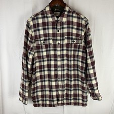 Vintage Tan Fleece-Lined Cotton Shirt Jacket / Shacket — listing 3