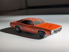 Lot of 3 Loose Vintage Diecast Cars - Dukes of Hazzard General Lee Dodge Charger, De Tomaso Pantera, Black 1940s Fastback — listing 5