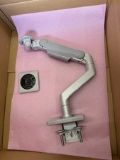 Humanscale M8 Monitor Arm, Polished Aluminum with White Trim — listing 6