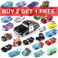 Lot of 2 Generic Die-Cast Toy Sports Cars (Red #6 and Silver #92 with Flames) — listing 4