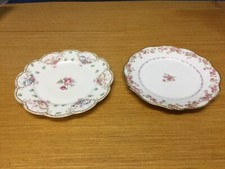 Limoges Style Hand-Decorated Cabinet Salad Plates Set of 8, Neoclassical Scenes