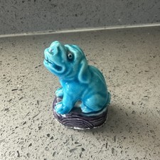 Collection of Chinese Ceramic Figurines - Foo Dogs, Robed Ladies, and Animal Figures, listing 5