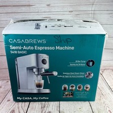 Casabrews Stainless Steel Espresso Machine with Steam Wand and Pressure Gauge, listing 4