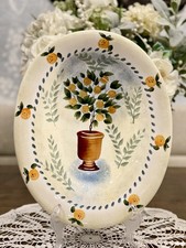 Sakura Topiary Oval Serving Bowl by Gracie Knight