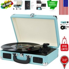 Vintage Portable Suitcase Record Player Turntable — listing 3