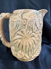 Weller Pottery Marvo Pitcher with Embossed Fern and Foliage Design — listing 2