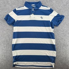 Abercrombie & Fitch Muscle Fit Navy Pique Polo Shirt, Men's L, listing 2