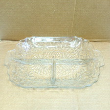 Ceramic Pineapple 3-Section Divided Relish/Serving Tray