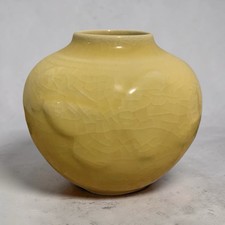 Rookwood Pottery Floriform Vase with Ruffled Rim, Blue-Green Drip Glaze, 7 in — listing 4