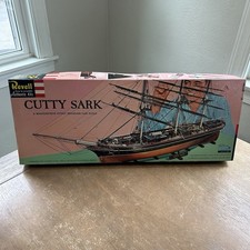Cutty Sark Wooden Model Clipper Ship on Display Stand