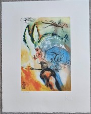 Salvador Dalí 'Tree of Life' Color Lithograph from Alice in Wonderland Suite, Framed, Signed & Numbered — listing 4