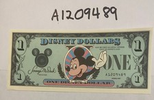 1987 Disney Dollars Series 1987 First Day Issue $1 & $5 Framed Set (May 5, 1987) — listing 5