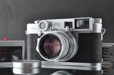 Leica M3 35mm Rangefinder Film Camera with 50mm f/2 Rigid Summicron Lens Double stroke