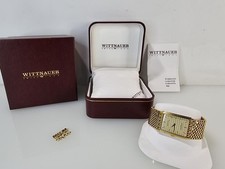 Wittnauer Cosmopolitan Gold-Tone Quartz Tank Watch with Original Box — listing 5