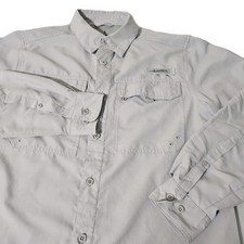 Habit Men's Short Sleeve Vented Fishing Shirt, Coral/Salmon, Size 2XL, UPF 50+