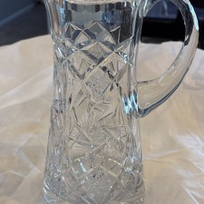 American Brilliant Period Cut Glass Water Pitcher with Sawtooth Rim — listing 6