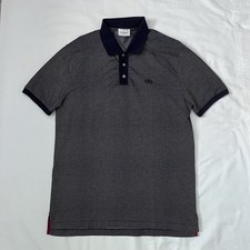 Salvatore Ferragamo Men's White Gancini Logo Polo Shirt, Size L, Made in Italy — listing 6