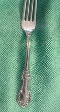 International Silver Wild Rose Sterling Handle New French Hollow Dinner Knife, 9 1/4 inch, 1948 — listing 4