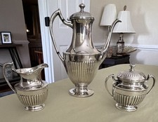 Vintage Silverplate Individual Tea Set (Teapot, Creamer, Sugar Bowl with Lid) — listing 6