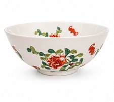Chinese Famille Rose Hand-Painted Porcelain Cachepot/Planter with Bird & Floral Design — listing 6