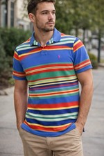 Polo Ralph Lauren Classic Fit Blue Striped Button-Down Shirt XL