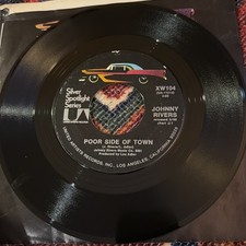Johnny Rivers "Poor Side of Town" / "A Man Can Cry" 45 RPM Single, Imperial 66205 — listing 4