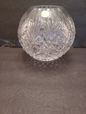 Cut Crystal Scalloped Rim Vase with Diamond and Fan Cut Pattern — listing 5