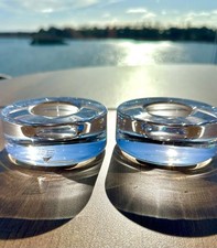 Orrefors Sweden Faceted Crystal Votive / Tealight Candle Holder — listing 5