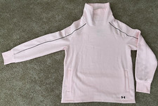 Under Armour Women's Rival Fleece Funnel Neck Pullover Pink Medium — listing 4