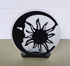 Metal Sun and Moon Face Tealight Candle Holder — listing 2