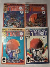Comic Book Lot - Marvel Machine Man (1984 limited series), Ren & Stimpy Show, and Return of the Jedi (6 issues, bagged) Complete set #1-4 — listing 2