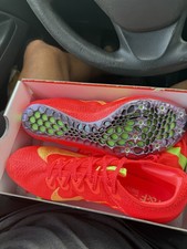 Track & Field Sprint Spikes with Removable Metal Spikes, Red/Black — listing 2