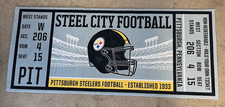 Pittsburgh Steelers Football-Shaped Accent Rug / Floor Mat