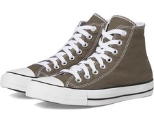 Converse Chuck Taylor All Star High Top Sneakers, Gray Canvas, Unisex M10/W12