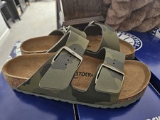 Birkenstock Arizona Birko-Flor Sandals, Camo Sand, Size EU 38 / US 7 Narrow, New with Tags — listing 6