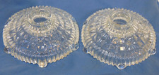 Heavy Clear Crystal Glass Candle Holder / Tealight Votive No mark visible — listing 6