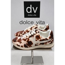 DV by Dolce Vita 'Joque' Black/White Leather & Mesh Retro Lace-Up Sneakers, Women's Size 10 — listing 2