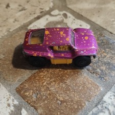 Matchbox Superfast No. 30 Beach Buggy Pink with Yellow Splatter — listing 3