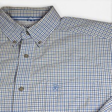 Ariat Men's Long Sleeve Button-Down Western Shirt, Blue Geometric Medallion Print, Size XXXL — listing 5