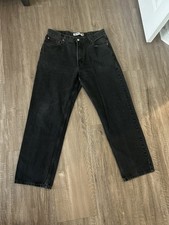 Vintage Levi's 550 Black Denim Jeans, Made in USA, W33 L32 — listing 6
