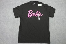 Barbie Repeating Glitter Logo Women's Graphic T-Shirt, Gray, Size M — listing 4
