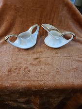 Pearl China Co. Lusterware Creamer & Sugar Set with 22K Gold Handles — listing 5