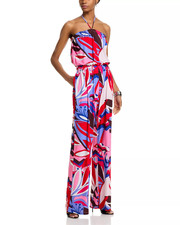Ramy Brook Navy Wide-Leg Jumpsuit with Tie-Front Waist, Size 2 — listing 2