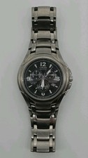 Citizen Eco-Drive Titanium Day-Date Watch with Champagne Dial — listing 5