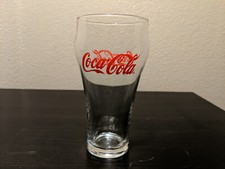 Coca-Cola "Ice Cold Coca-Cola Sold Here" Pint Glasses, Set of 2, Reproduction 1920s Sign Design — listing 3