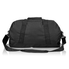 Two Black Nylon Duffel Bags with Embroidered Logo — listing 5