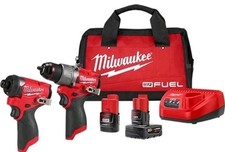 Milwaukee M12 Fuel Hammer Drill & Impact Driver Combo with 4.0Ah Battery — listing 2
