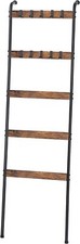 Decorative Black Wood Blanket Ladder (Rustic Farmhouse Decor) — listing 6